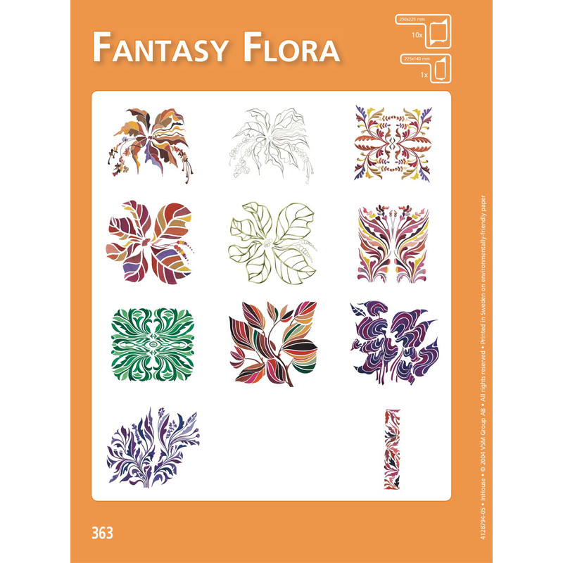 PFAFF Collection 363 Fantasy Flora 2