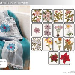 pfaff collection 429 elegant pop up flowers