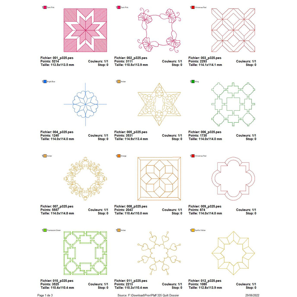 PFAFF Collection 325 Quilt 0