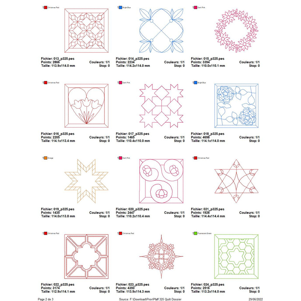 PFAFF Collection 325 Quilt 1