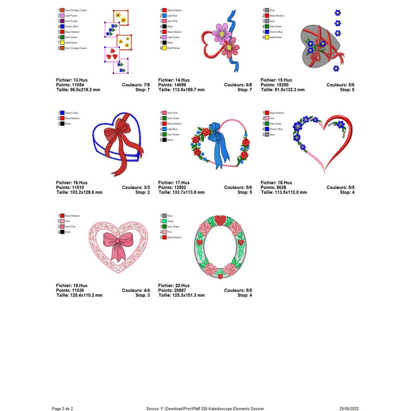 PFAFF Collection 326 Kaleidoscope Element 1