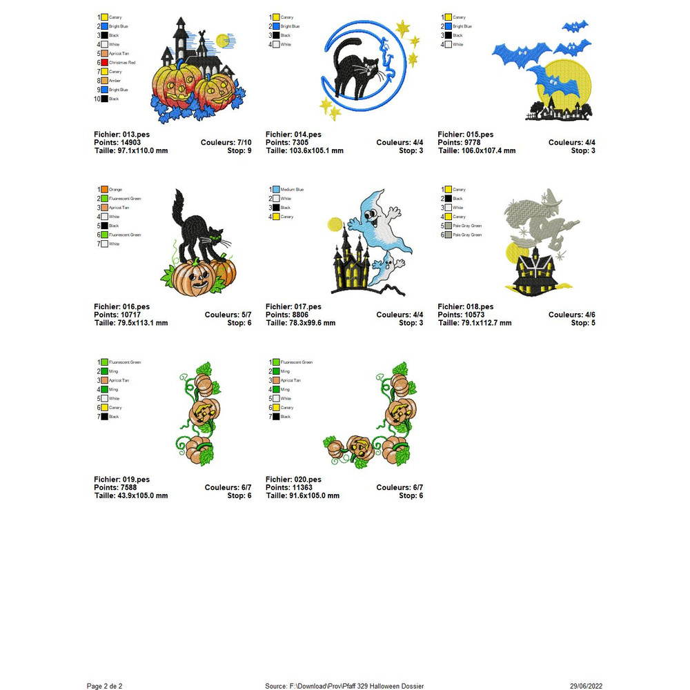 PFAFF Collection 329 Halloween 2