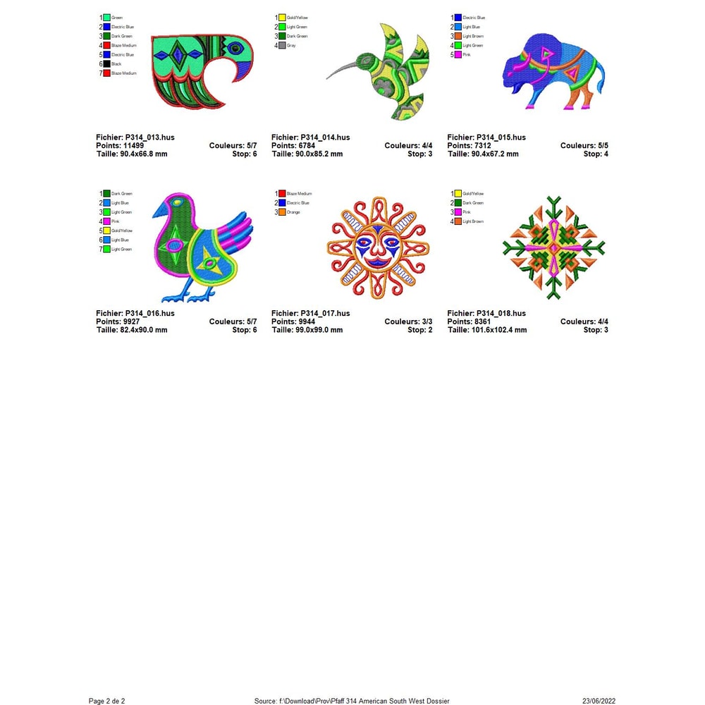 PFAFF Collection 314 American South West 1