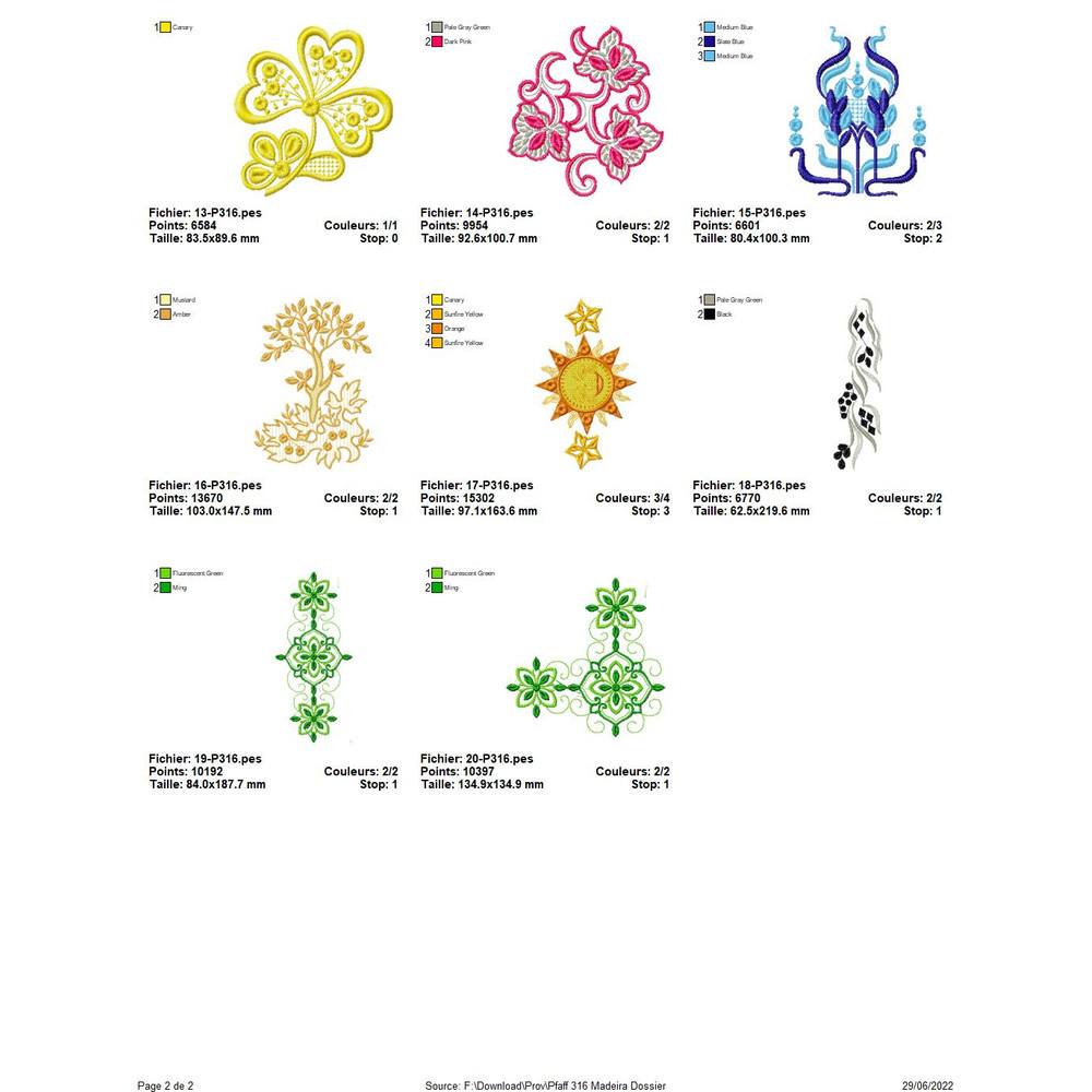 PFAFF Collection 316 Madeira 2