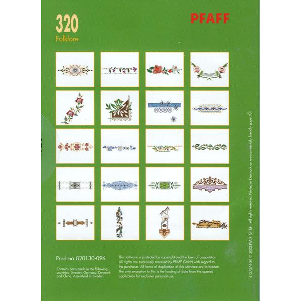 PFAFF Collection 320 Folklore 1