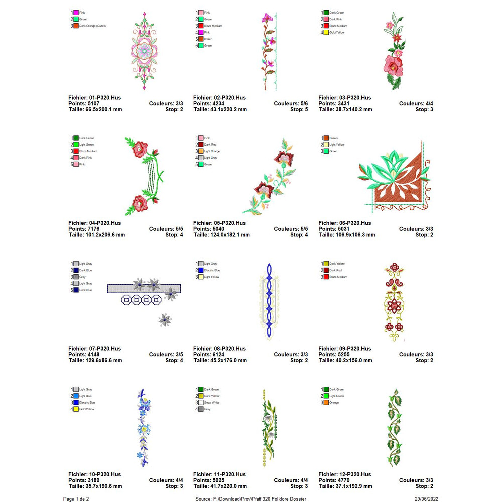 PFAFF Collection 320 Folklore 3