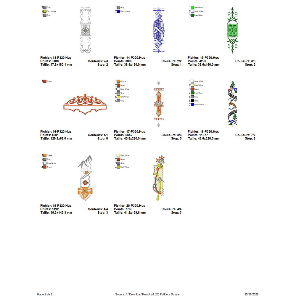 PFAFF Collection 320 Folklore 4