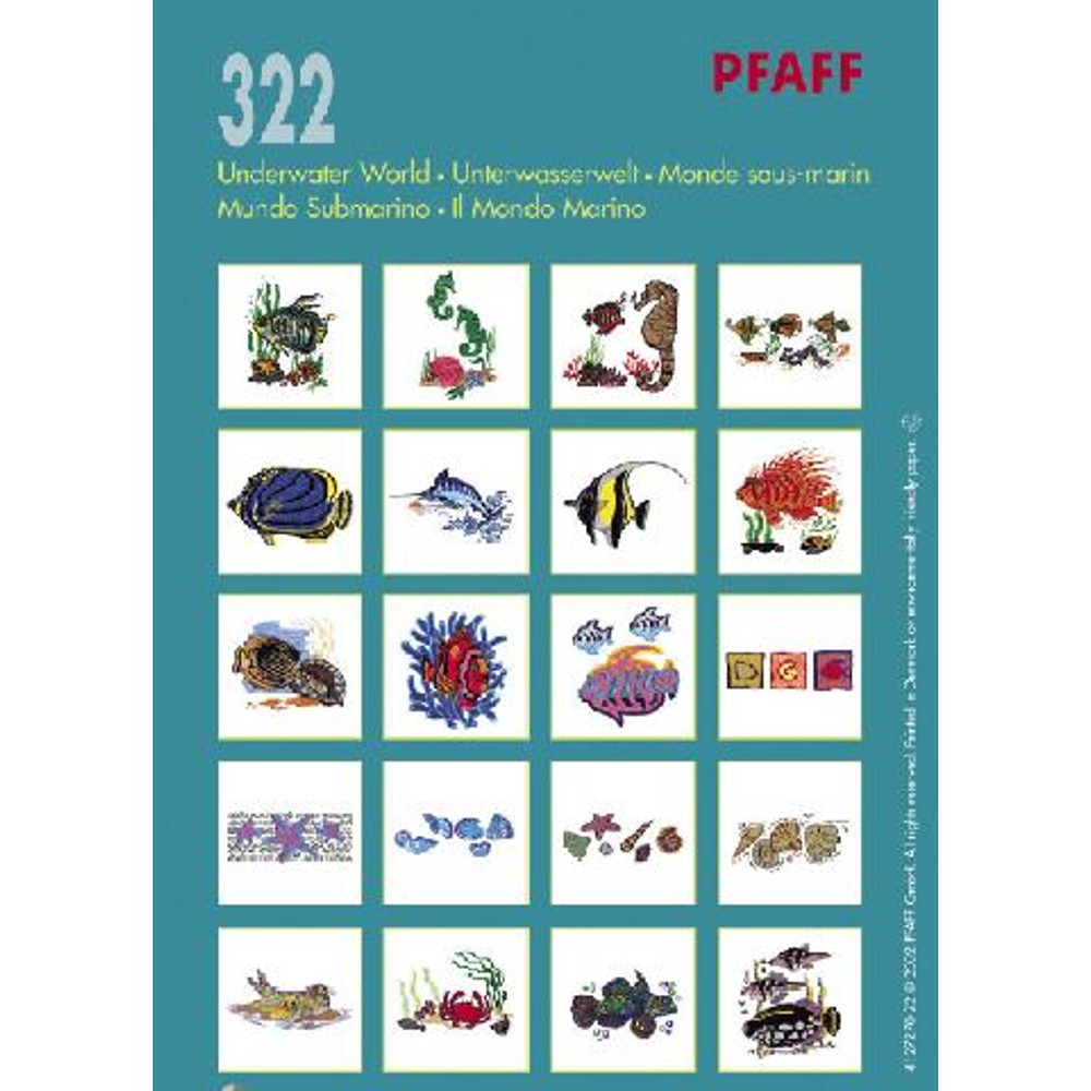 PFAFF Collection 322 Underwater 0