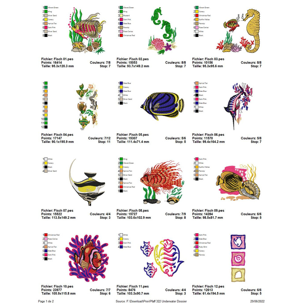 PFAFF Collection 322 Underwater 1