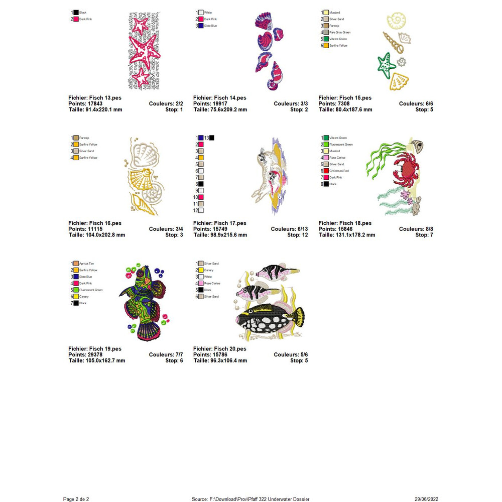 PFAFF Collection 322 Underwater 2