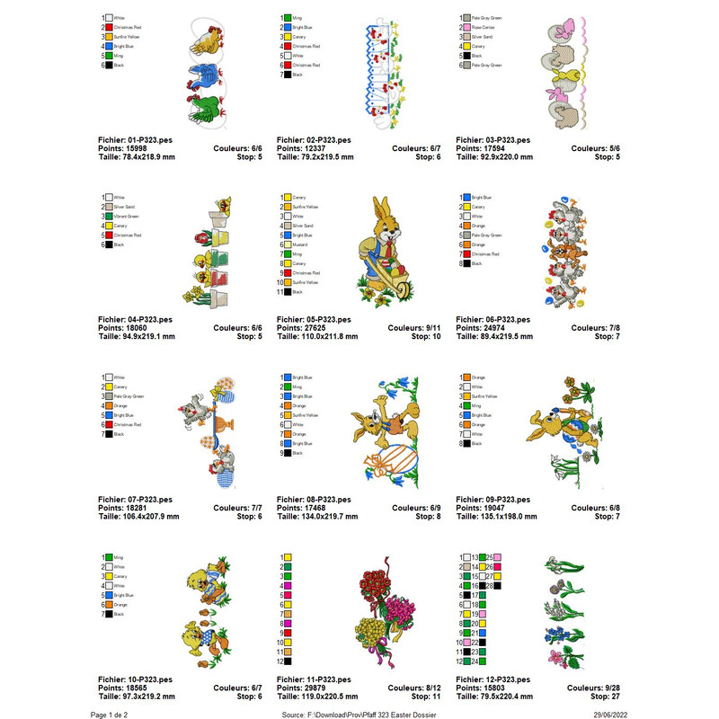 PFAFF Collection 323 Easter 0