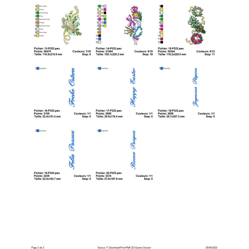 PFAFF Collection 323 Easter 1