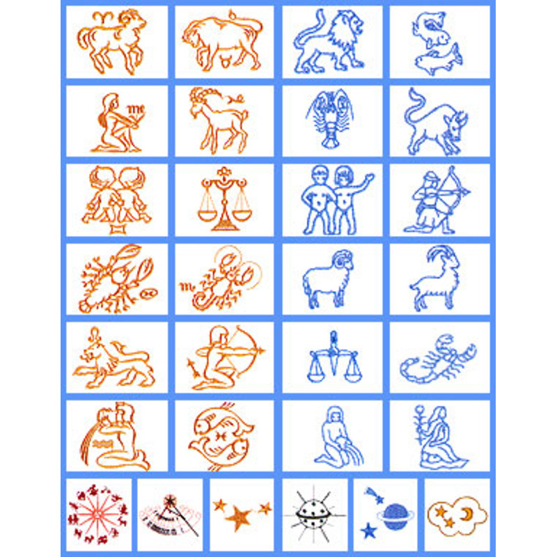 PFAFF Collection 006 Signs Of Zodiac 1