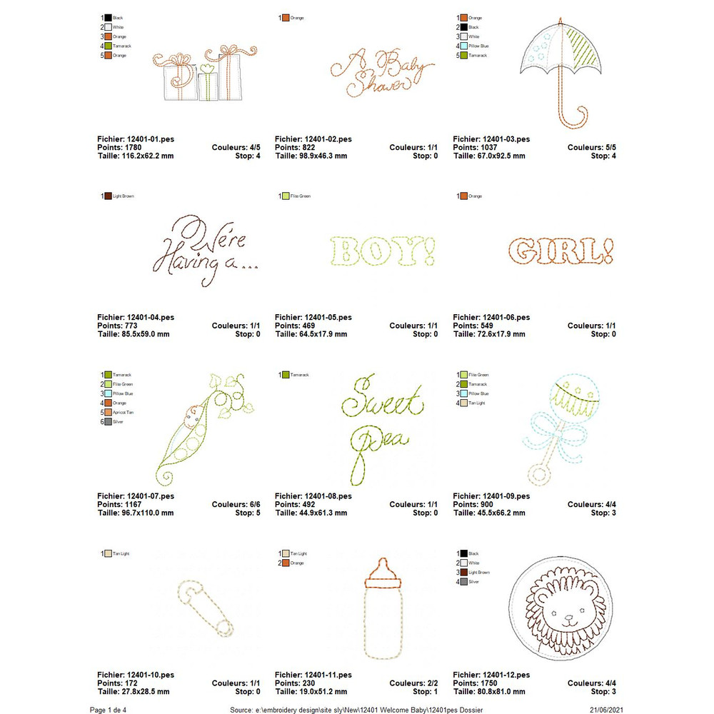 OESD 12401 Welcome Baby 0