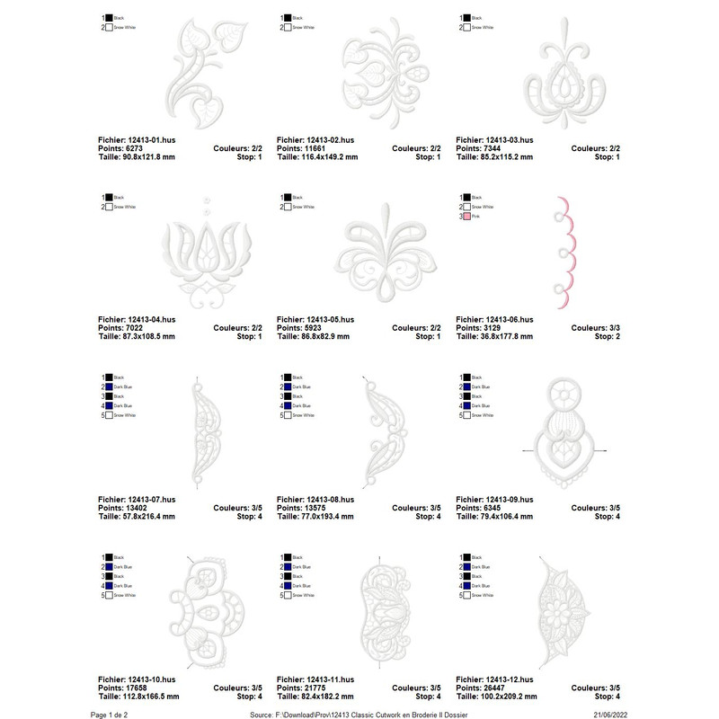OESD 12413 Classic Cutwork 2 0