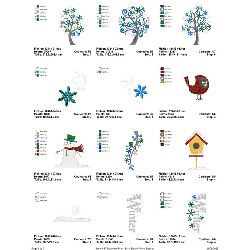 OESD 12443 Simply Winter 0