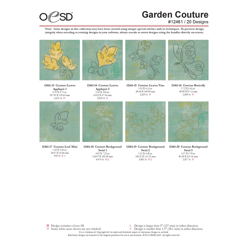 OESD 12461 Garden Couture 1