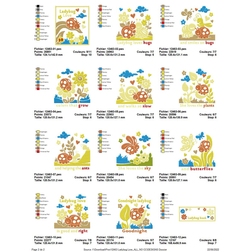 OESD 12463 Ladybug Love 1