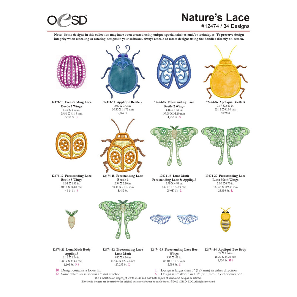 OESD 12474 Natures Lace 1