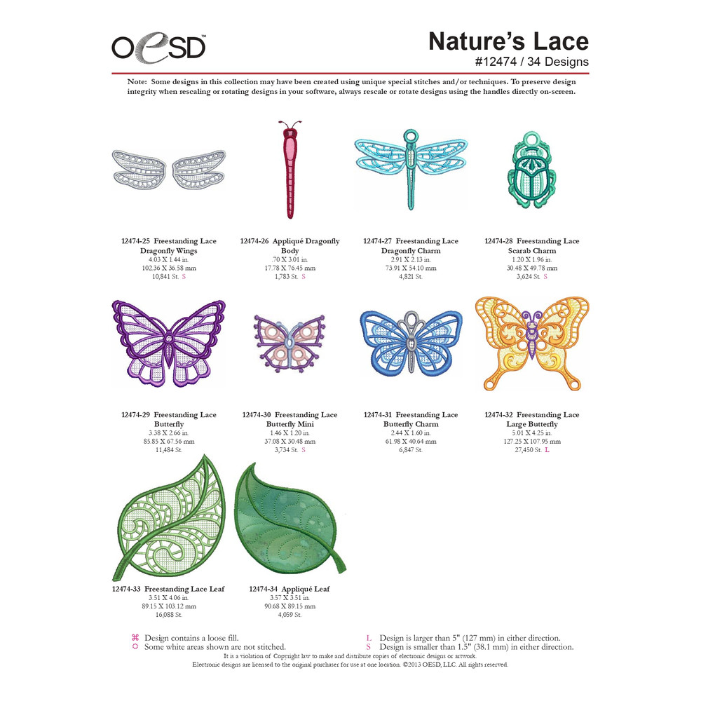 OESD 12474 Natures Lace 2