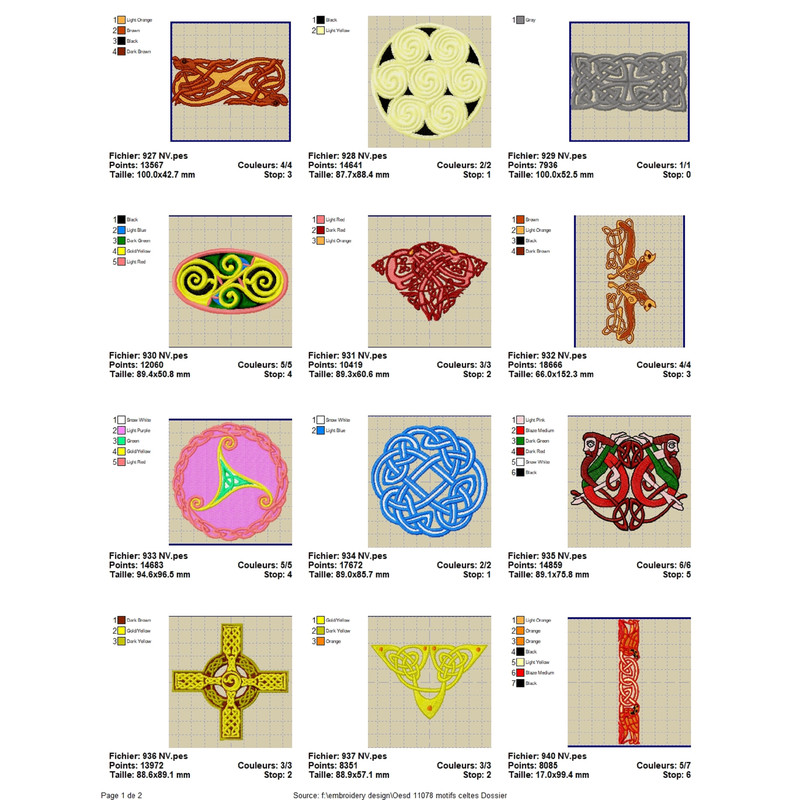 OESD 11078 Motifs Celtes 1