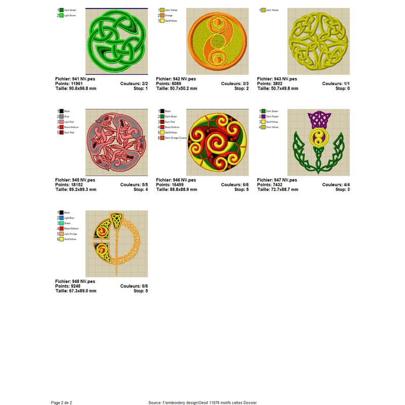 OESD 11078 Motifs Celtes 2