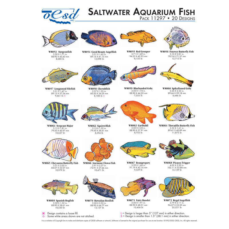OESD 11297 Saltwater Aquarium Fish 2