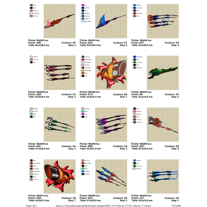 OESD 11411 Mascots 17 3