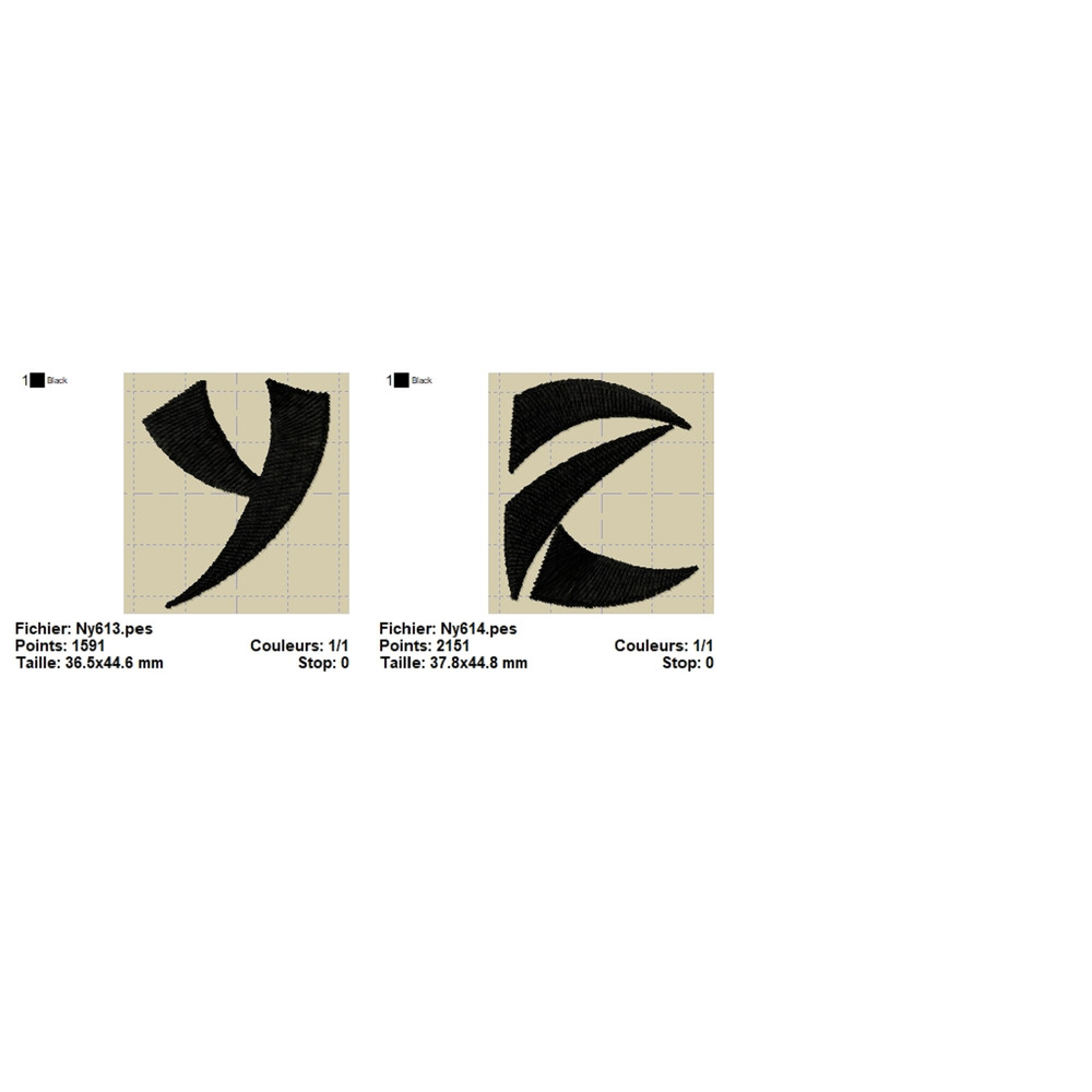 OESD 11751 Asian Letters 3