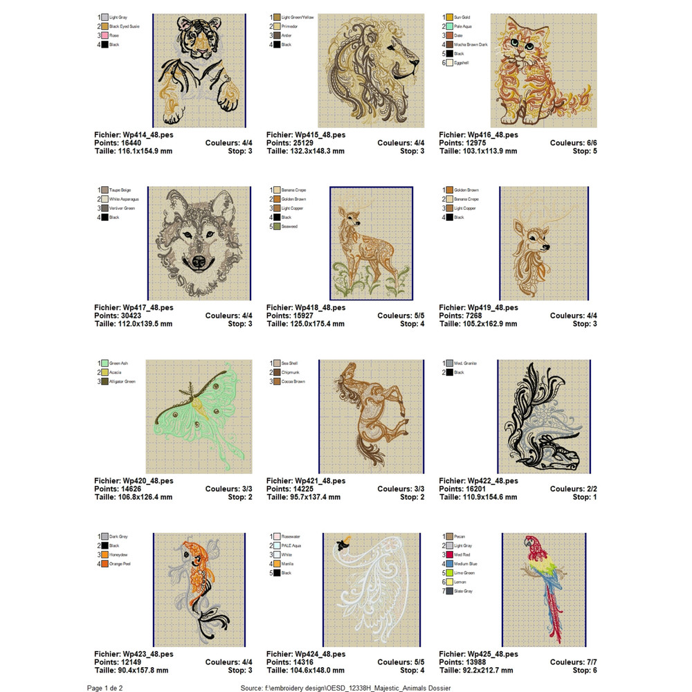 OESD 12338 Majestic Animals 0