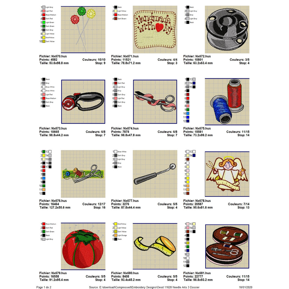 OESD 11628 Needle Art 3 0