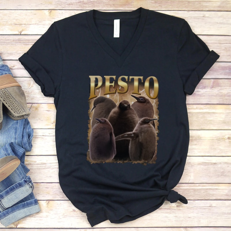 Funny Cute Gaint Baby Pesto The Penguin Bootleg PNG 0