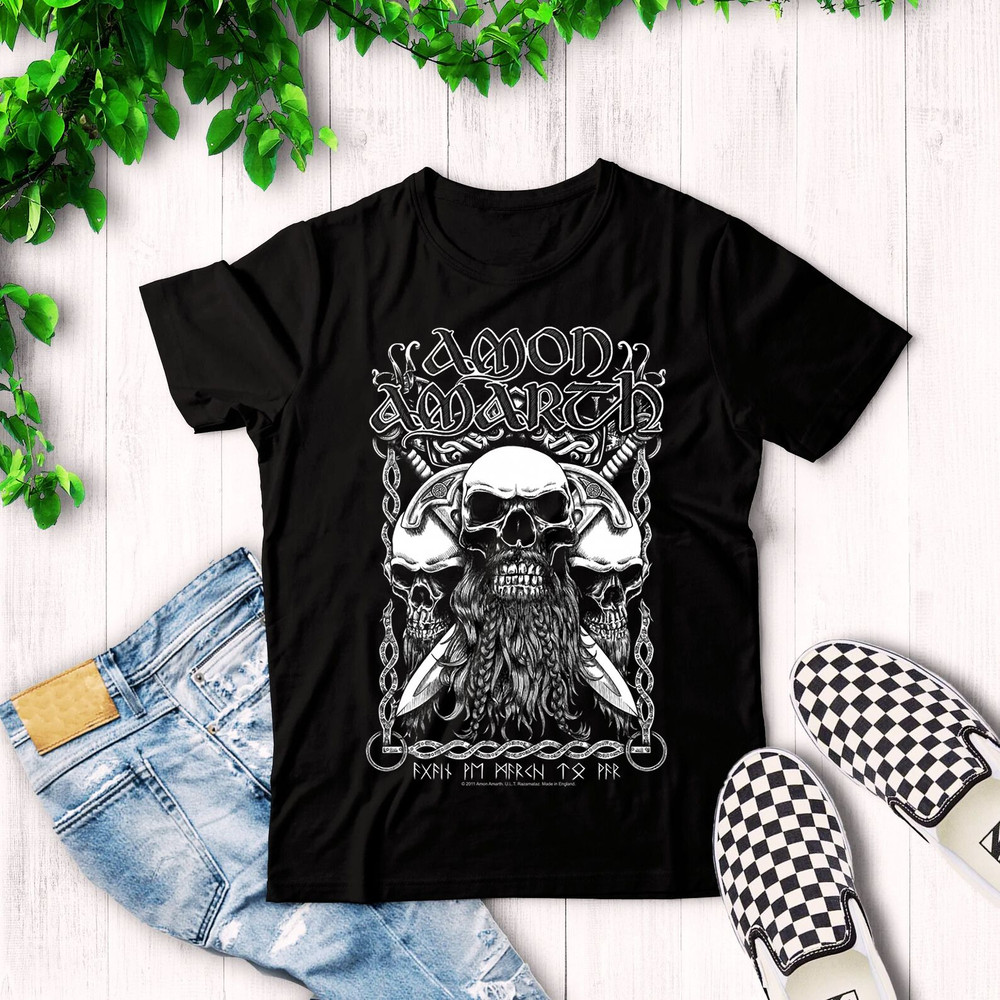 AMON AMARTH BEARDED SKULLS PNG FILES 0