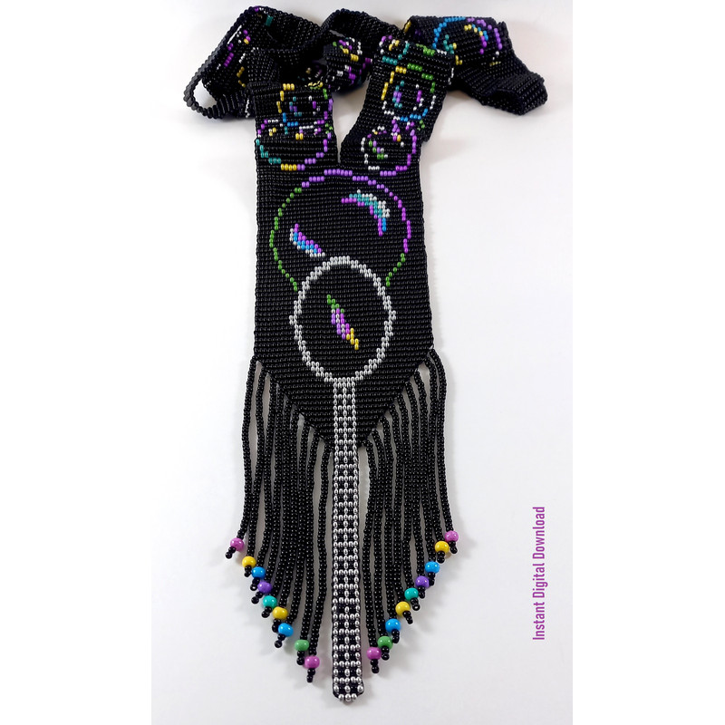 Gerdan SplitLoom Necklace Pattern Bead Loom Weaving Loom Only Patterns Instant Download PDF Fail 3