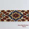 Cuff Bracelet Loom Peyote Stitch Odd Count Bead Patterns Bead Painting Bracelet Beading Miyuki Delicas Preciosa PDF 6