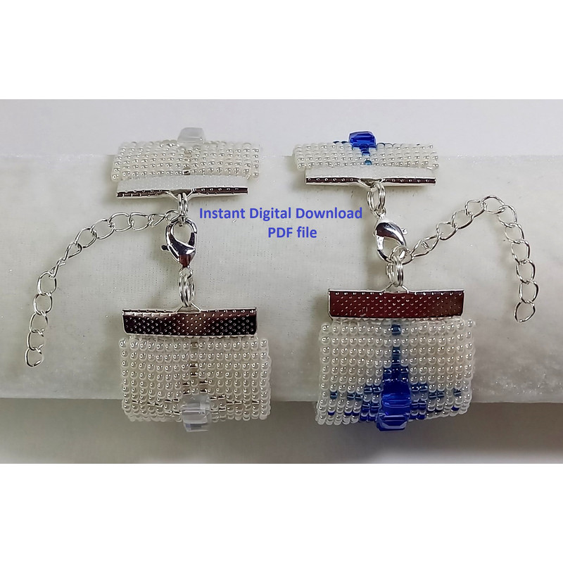 Tutorial Cuff Bracelet Loom Stitch Bead Pattern Tomyris Bracelet Beading Preciosa Seed Beads 100 PDF Fail 8