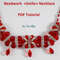 Tutorial Smile Necklace Beaded Necklace Beading Tutorial Bead Weaving Beadwork Tutorial DIY Instant Download PDF 2
