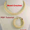 Slim Bead Crochet Rope Patterns Shine Necklace And Bracelet Slip Stitch 8 Types Instant Download PDF Fail 9