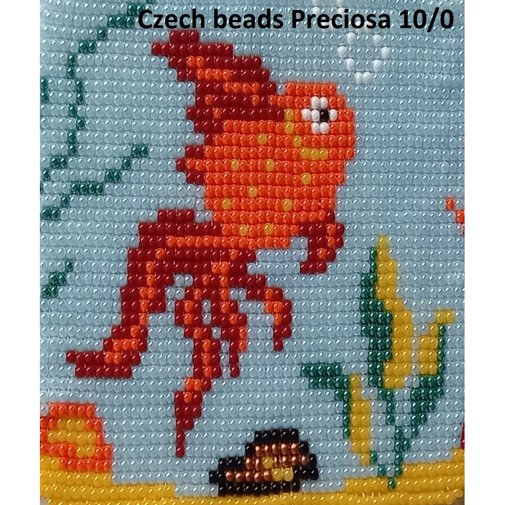 Gold Fish Loom And OddPeyote Stitch Small Tapestry Patterns Beaded Mini Banner Patterns Seed Bead Patterns PDF Fail 2