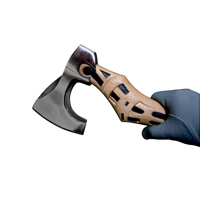 Gift For Him Handcrafted EagleHead Viking Axe Engraved Stainless Steel Blade Carved Wooden Handle 9