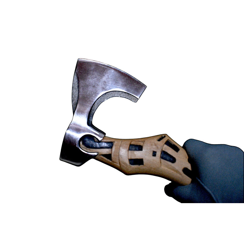 Gift For Him Handcrafted EagleHead Viking Axe Engraved Stainless Steel Blade Carved Wooden Handle 10