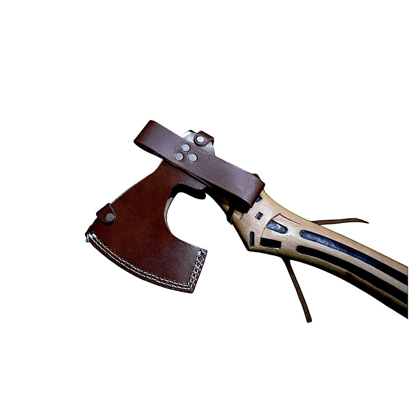 Gift For Him Handcrafted EagleHead Viking Axe Engraved Stainless Steel Blade Carved Wooden Handle 15