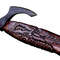 Gift For Him Handcrafted SnakeHead Viking Axe Engraved Stainless Steel Blade Carved Wooden Handle 10