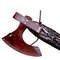 Gift For Him Handcrafted SnakeHead Viking Axe Engraved Stainless Steel Blade Carved Wooden Handle 14
