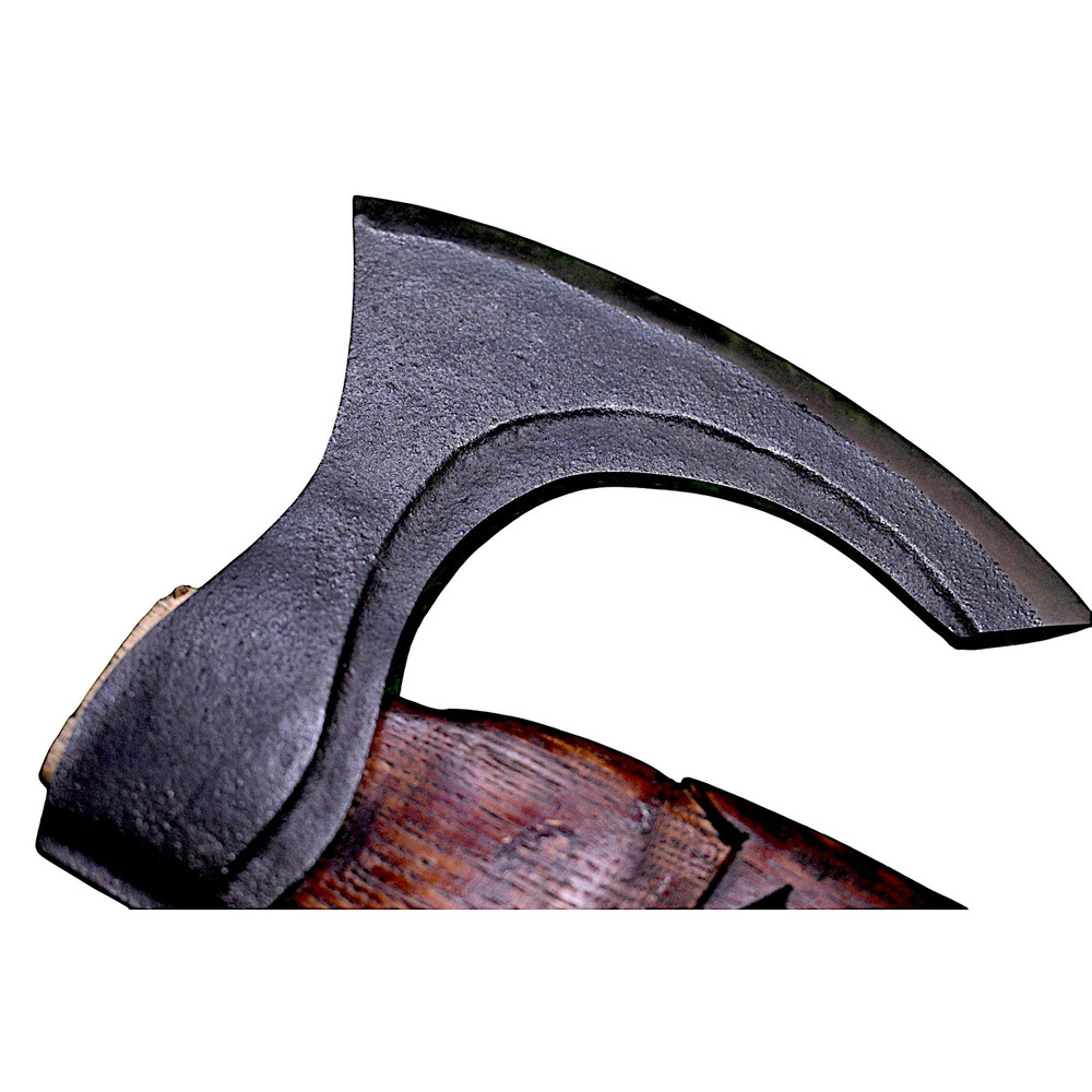 Gift For Him Handcrafted SnakeHead Viking Axe Engraved Stainless Steel Blade Carved Wooden Handle 6