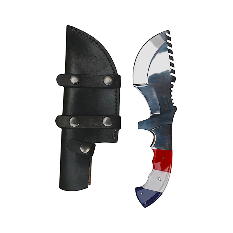 Gift For HimAnniversary Gift Handmade Full Tang Tactical Hunting Knife With RazorSharp Blade Leath 6