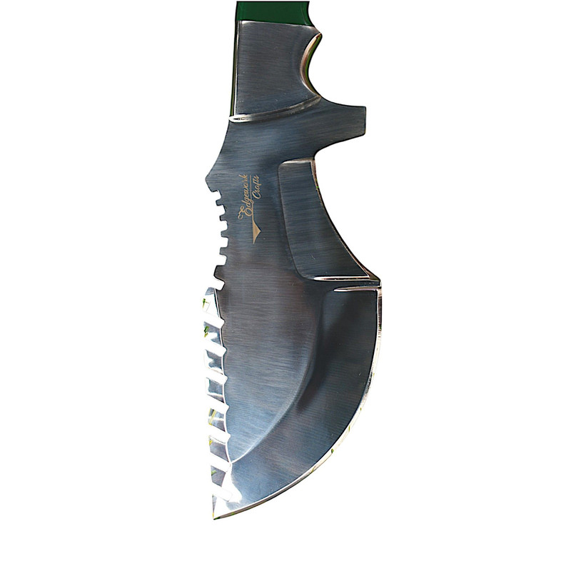 Handmade Gift For Him Full Tang Tactical Hunting Knife With RazorSharp Blade Leather Sheath 4