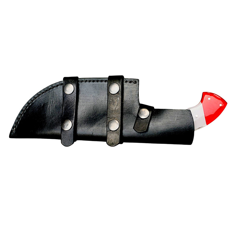 Handmade Gift For Him Full Tang Tactical Hunting Knife With RazorSharp Blade Leather Sheath 7