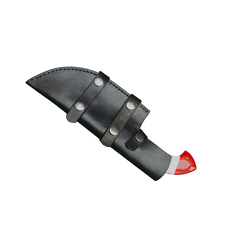 Handmade Gift For Him Full Tang Tactical Hunting Knife With RazorSharp Blade Leather Sheath 8