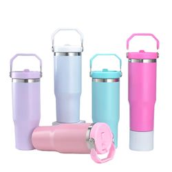 30oz sublimation tublers with handle set of 5pcs